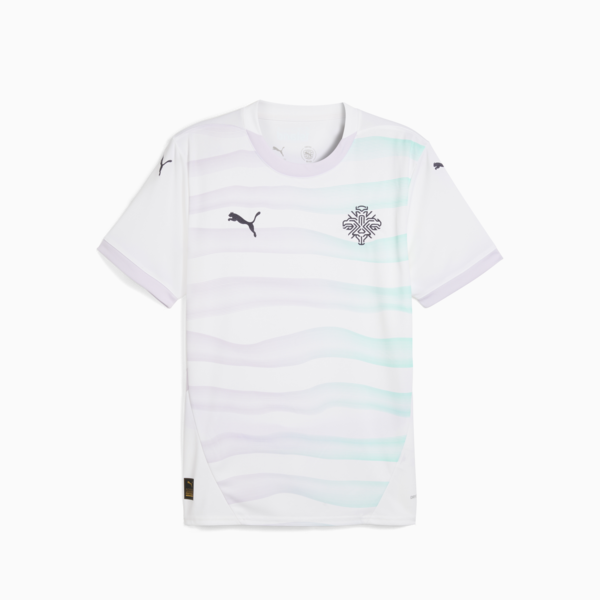Iceland Women's Team 2025 Away Jersey Men, PUMA White-New Navy, large-ZAF