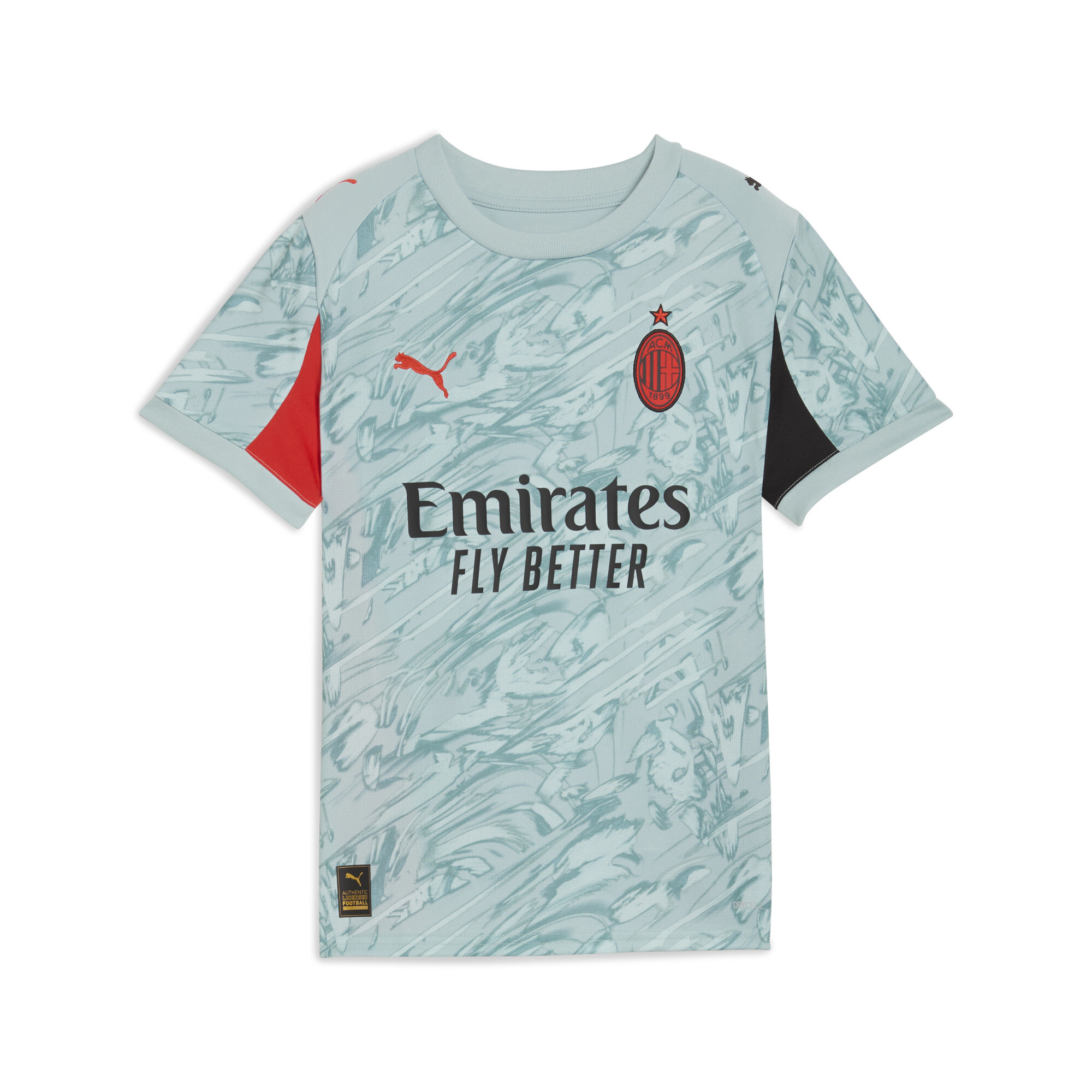 PUMA AC Milan 25/26 keepersshirt, Rood, Maat 15-16Y thumbnail 3