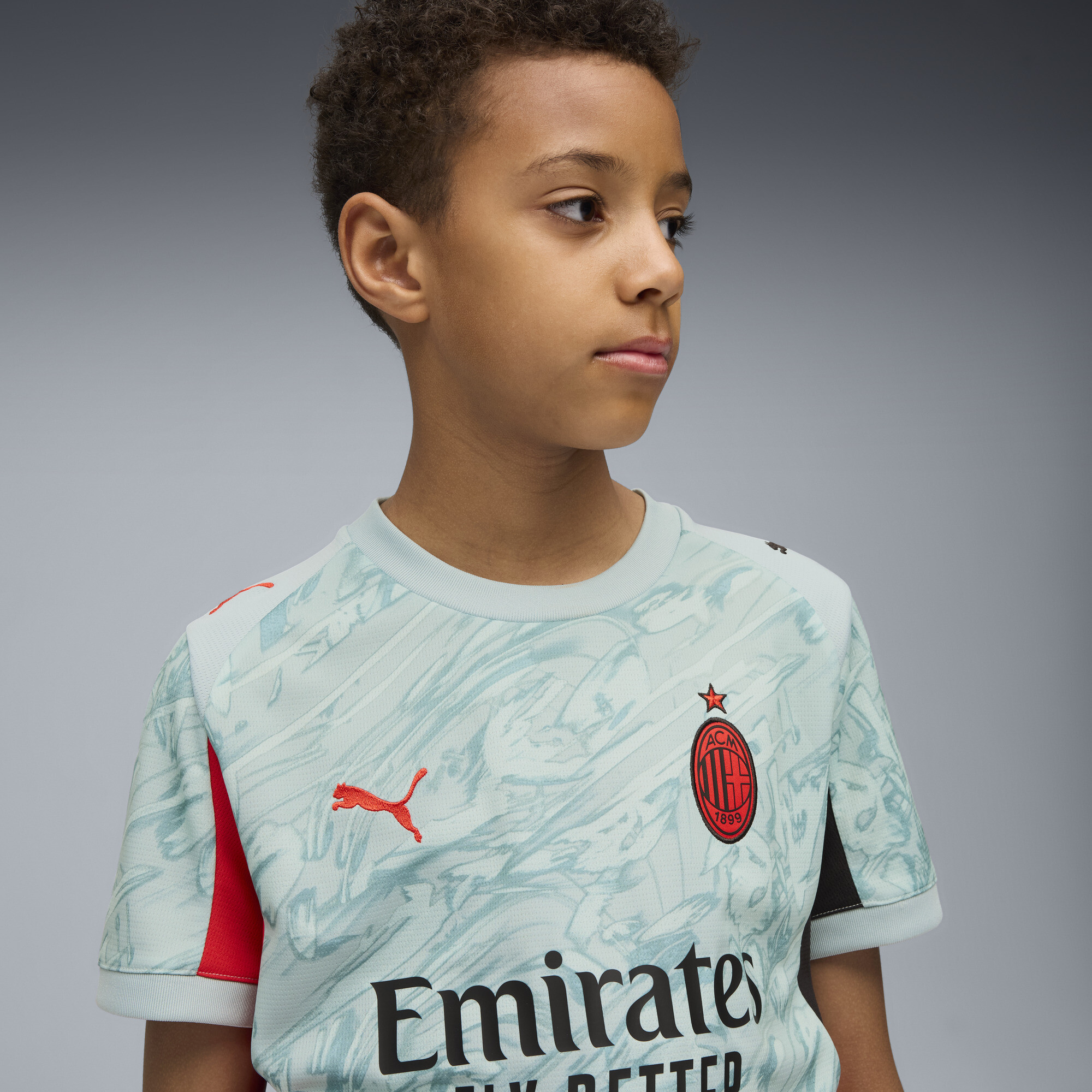 PUMA AC Milan 25/26 keepersshirt, Rood, Maat 15-16Y thumbnail 6