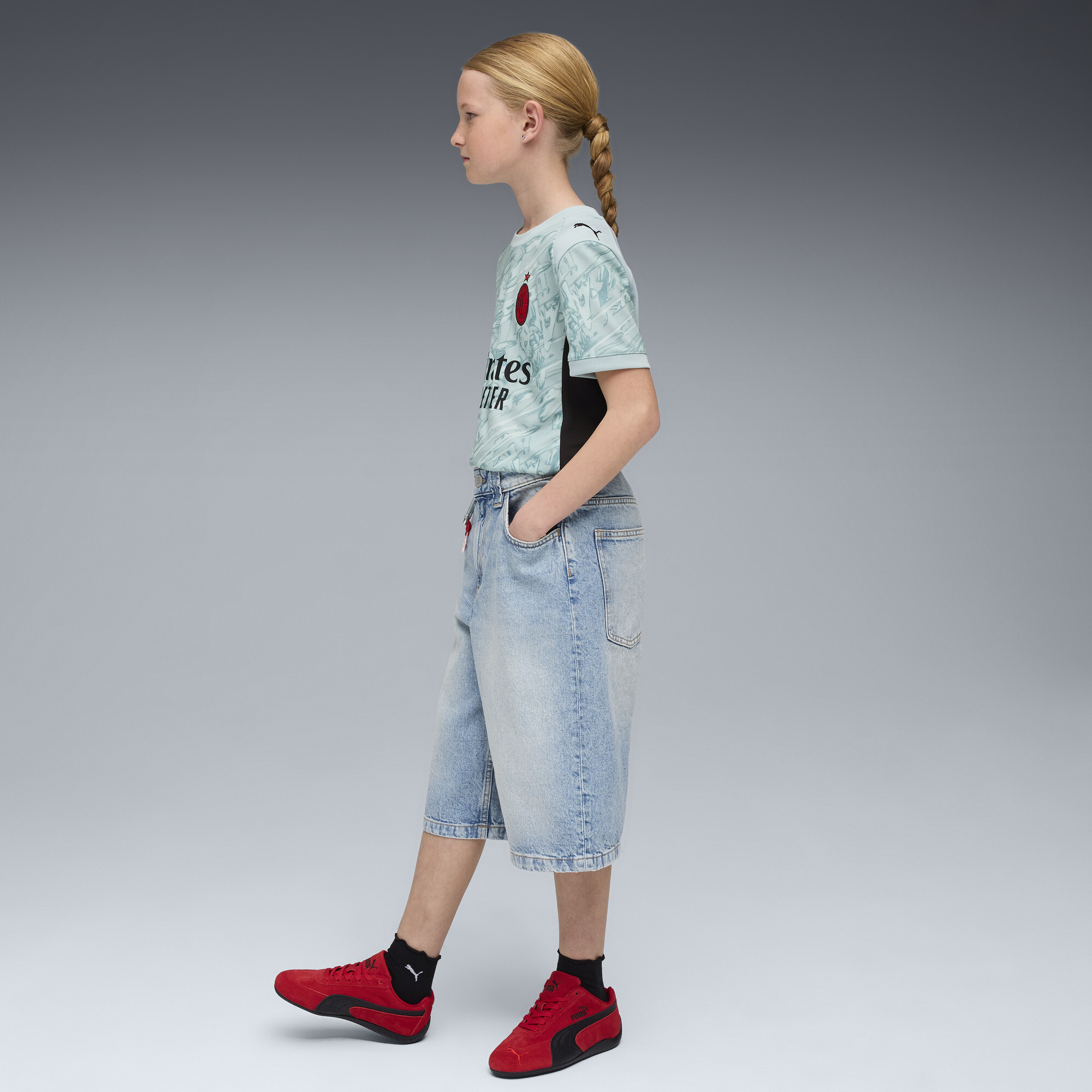 PUMA AC Milan 25/26 keepersshirt, Rood, Maat 15-16Y thumbnail 5