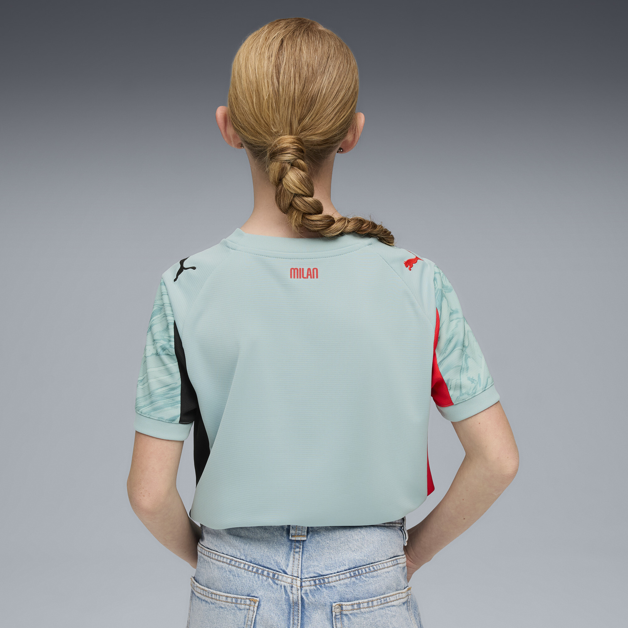 PUMA AC Milan 25/26 keepersshirt, Rood, Maat 15-16Y thumbnail 4