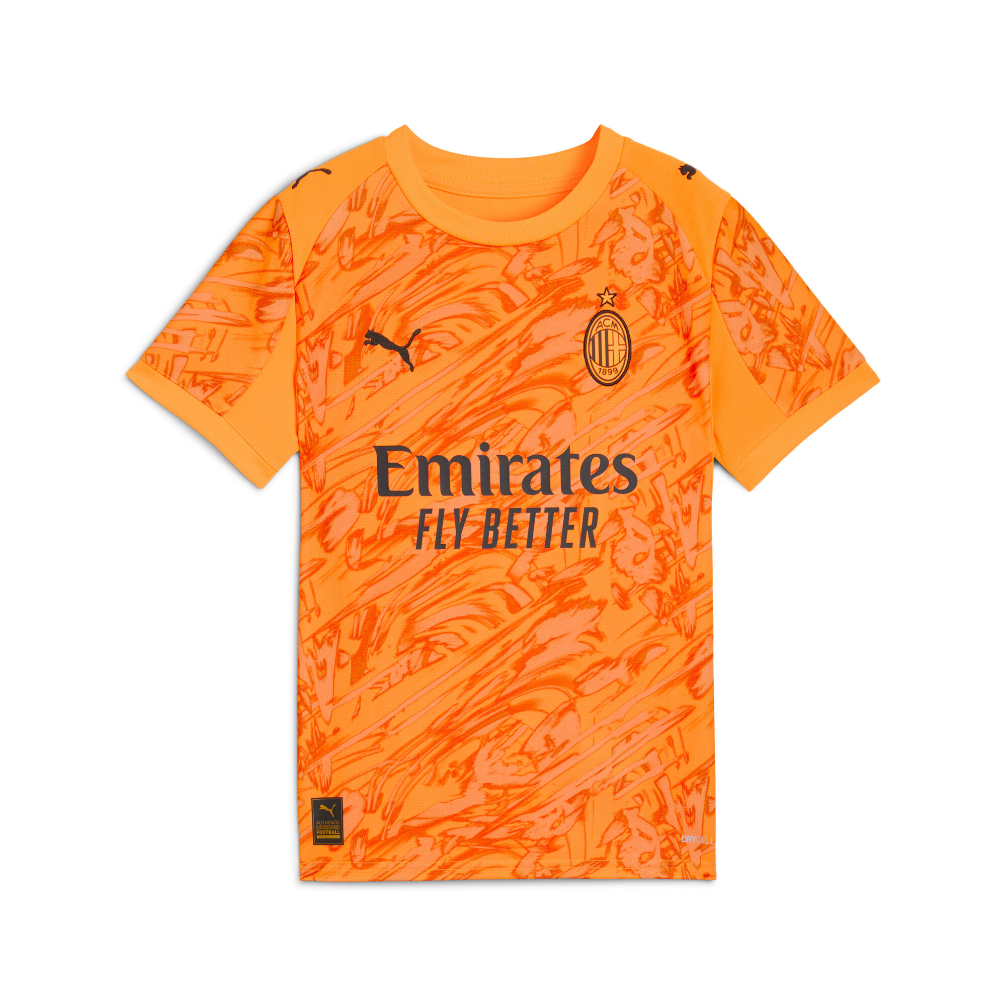 PUMA AC Milan 25/26 keepersshirt, Zwart, Maat 11-12Y thumbnail 3