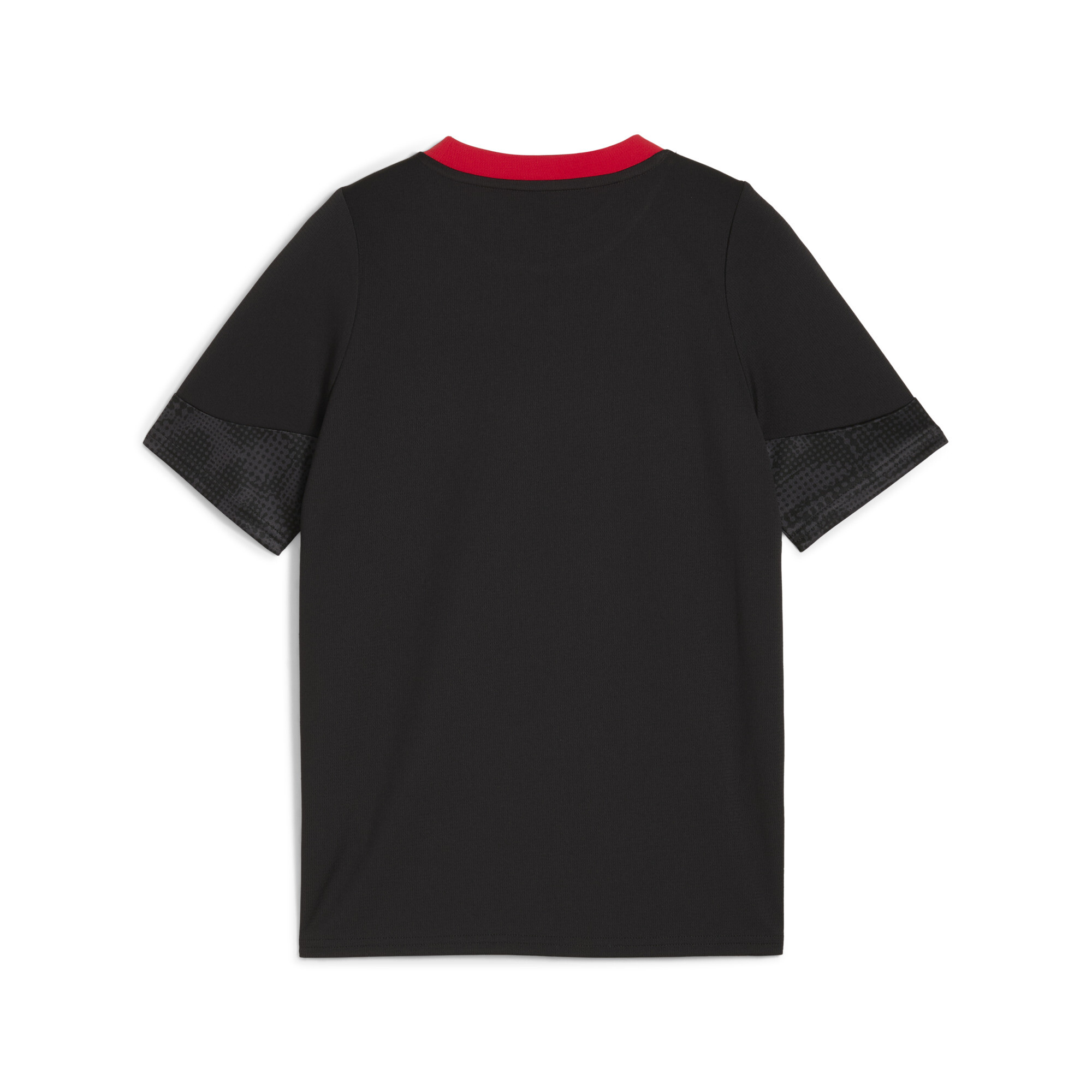 PUMA AC Milan trainingsshirt, Zwart/Rood, Maat 5-6Y thumbnail 2