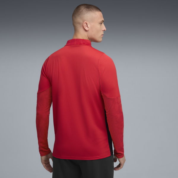 Buzo de entrenamiento zip 1/4 AC Milan 25/26 para hombre, For All Time Red-PUMA Black, large-ARG