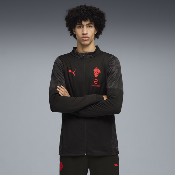 Campera de entrenamiento AC Milan 25/26 para hombre, PUMA Black-For All Time Red, large-ARG