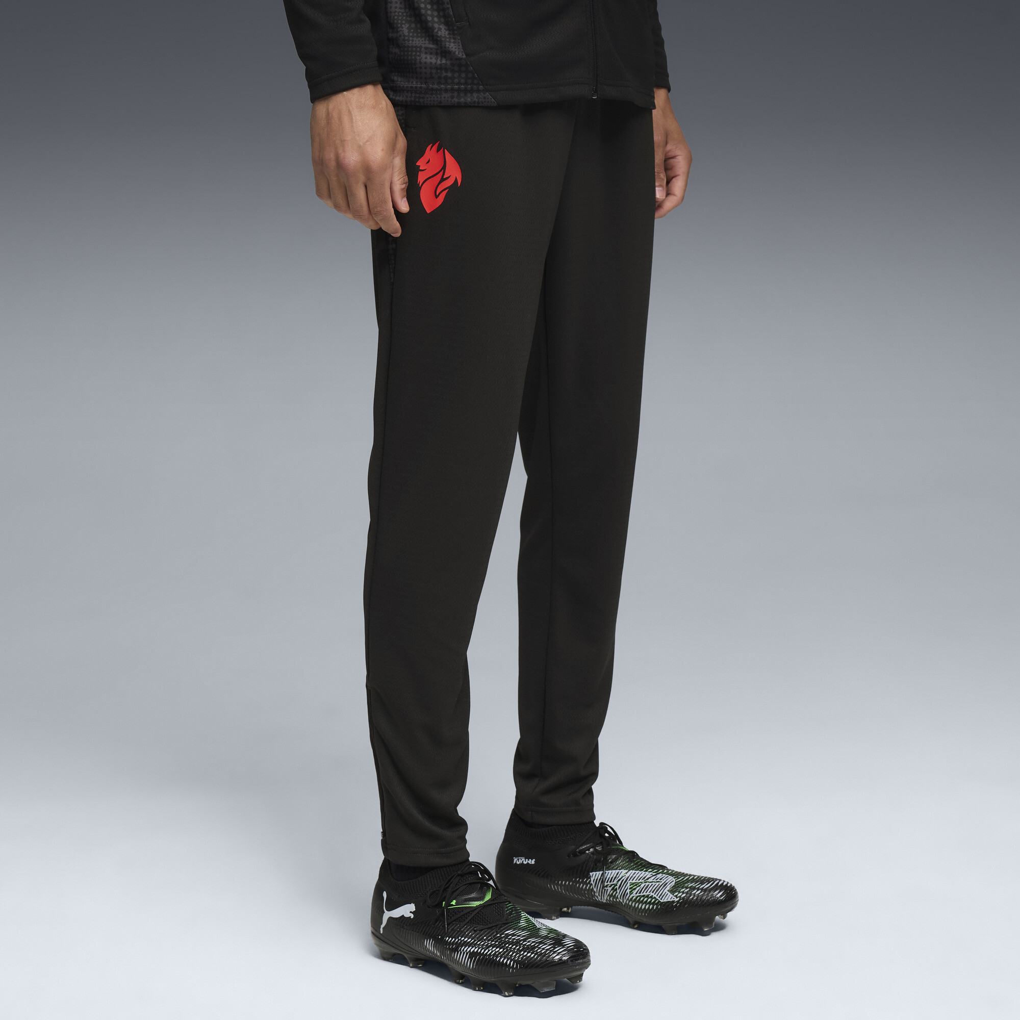 PUMA AC Milan trainingsbroek voor Heren, Zwart/Rood, Maat 3XL thumbnail 6