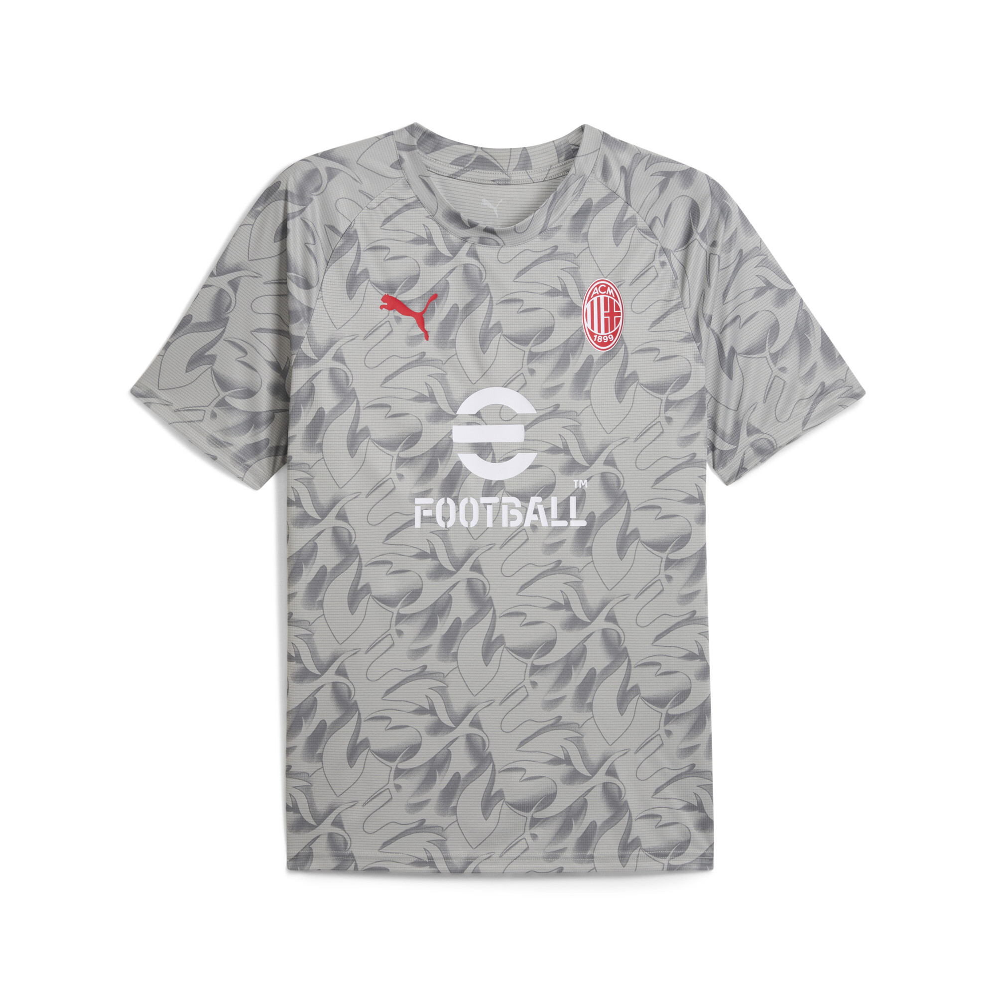 Thumbnail - Puma AC Milan Aufwärmtrikot Herren | Mit Other Pattern | Smokey Gray/White | Größe: XXL