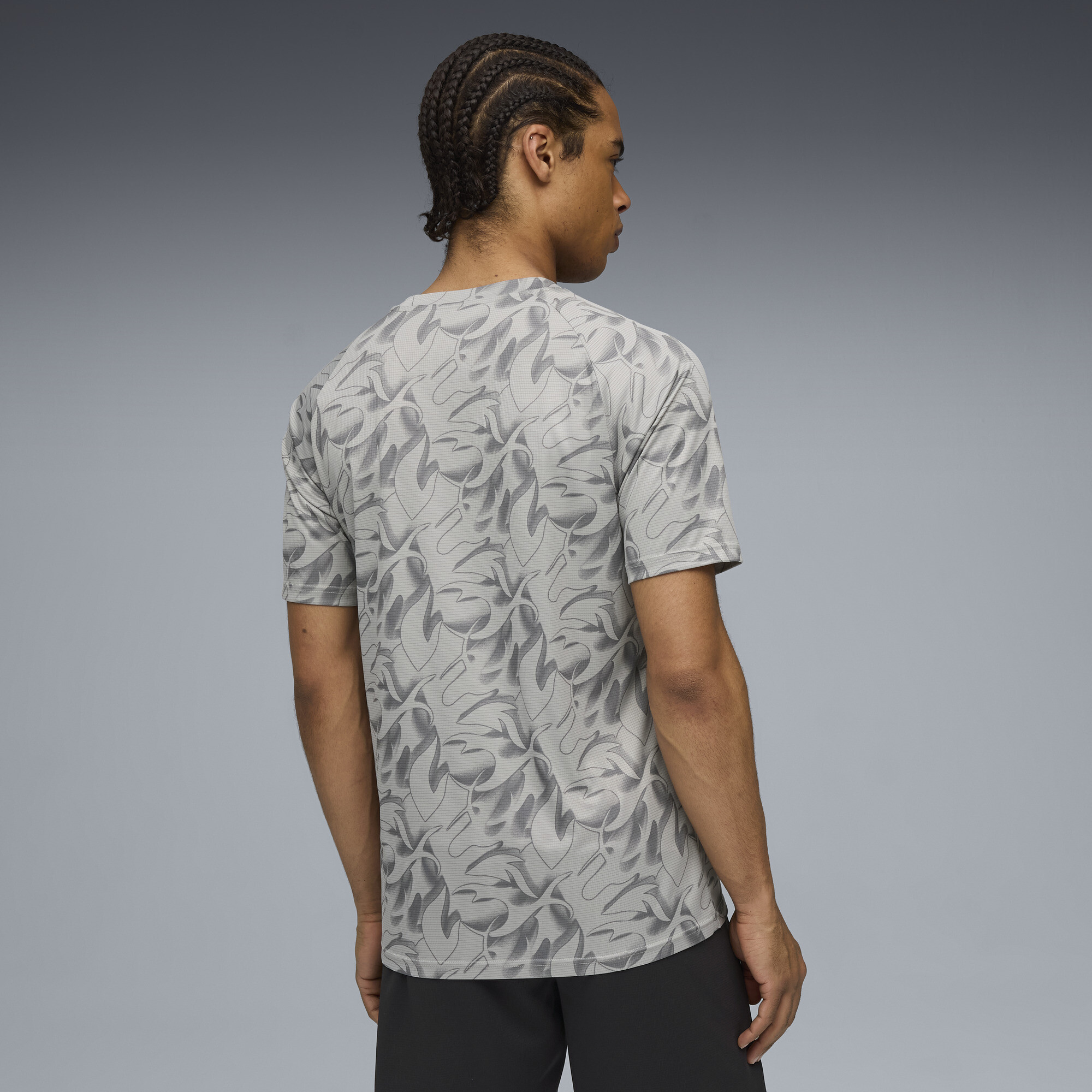 PUMA AC Milan Pre-match shirt voor Heren, Grijs/Wit, Maat L thumbnail 3