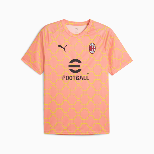 AC Milan Pre-match Jersey Men, Pink Fruit-Sunny Yellow, large-ZAF