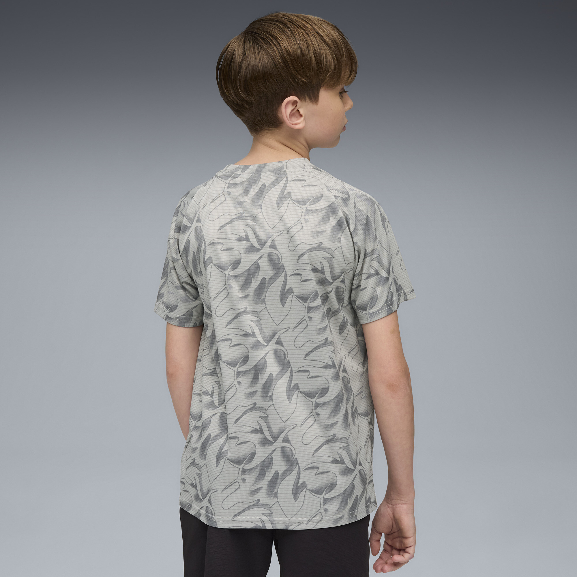 PUMA AC Milan Pre-match shirt, Grijs/Wit, Maat 15-16Y thumbnail 4