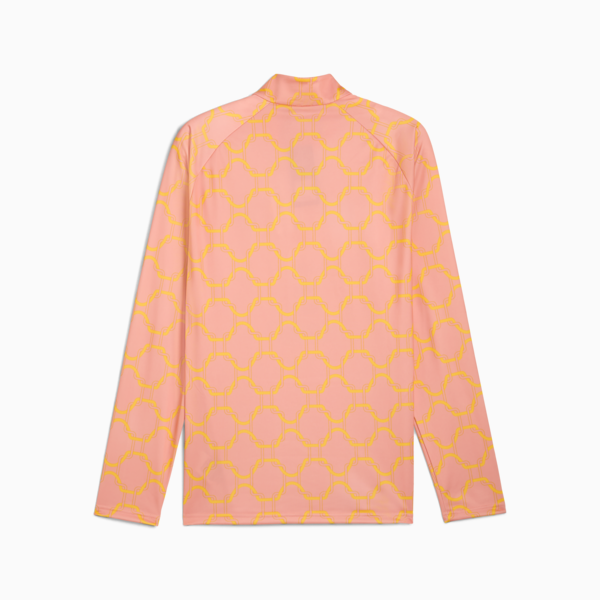 AC Milan Pre-match Quarter-Zip Top Men, Pink Fruit-Sunny Yellow, large-ZAF