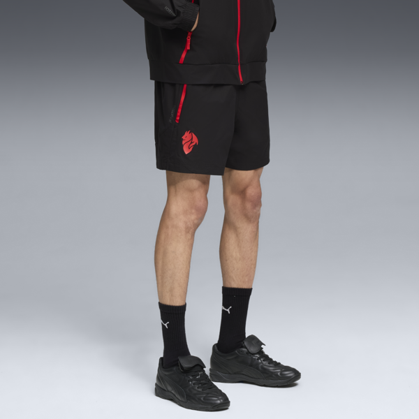Shorts holgados AC Milan PUMATECH para hombre, PUMA Black-For All Time Red, large-ARG