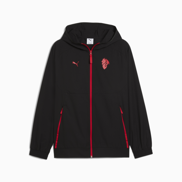 Campera AC Milan PUMATECH para hombre, PUMA Black-For All Time Red, large-ARG