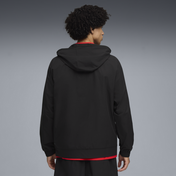 Campera AC Milan PUMATECH para hombre, PUMA Black-For All Time Red, large-ARG