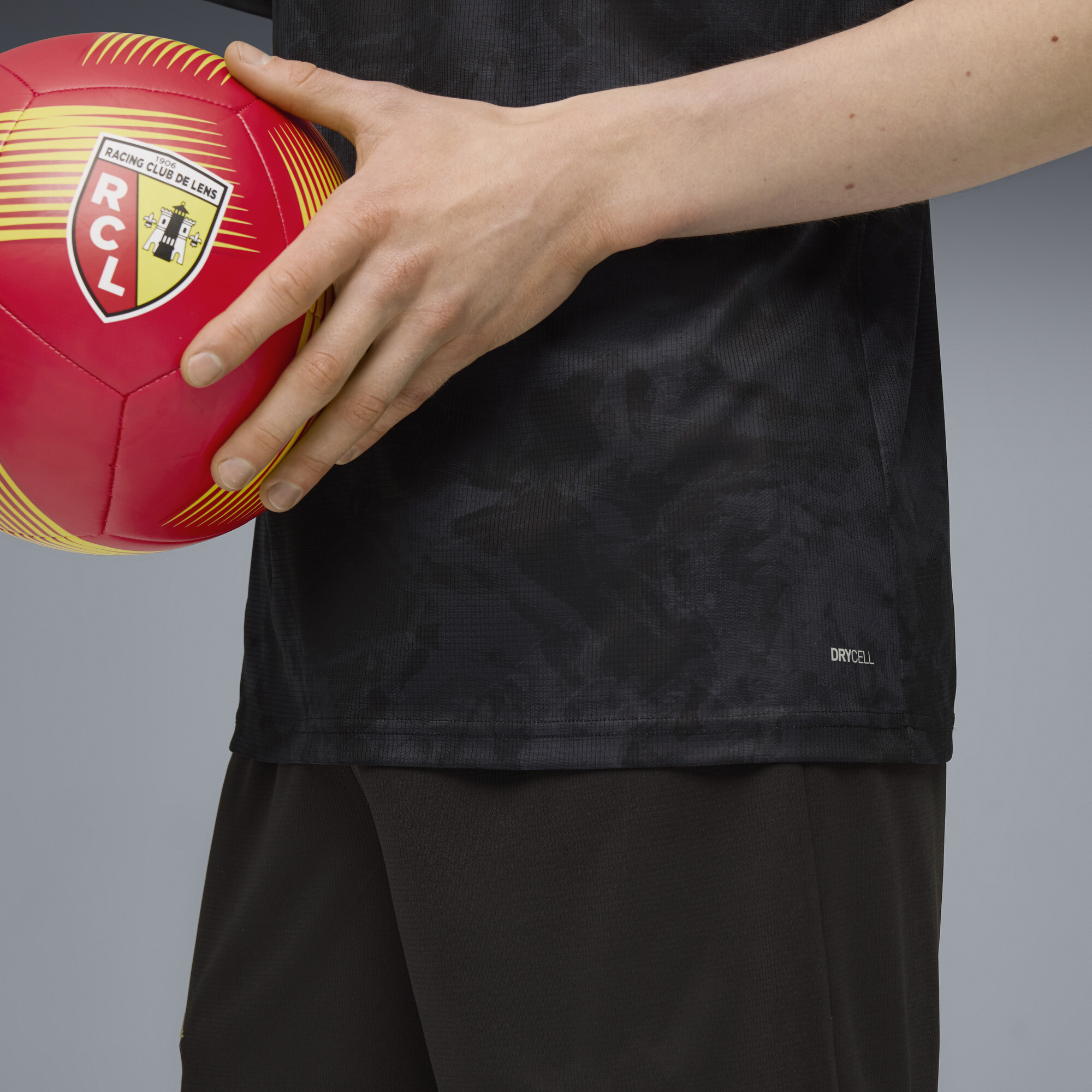 PUMA RC Lens prematch-shirt voor Heren, Grijs/Geel, Maat XS thumbnail 2