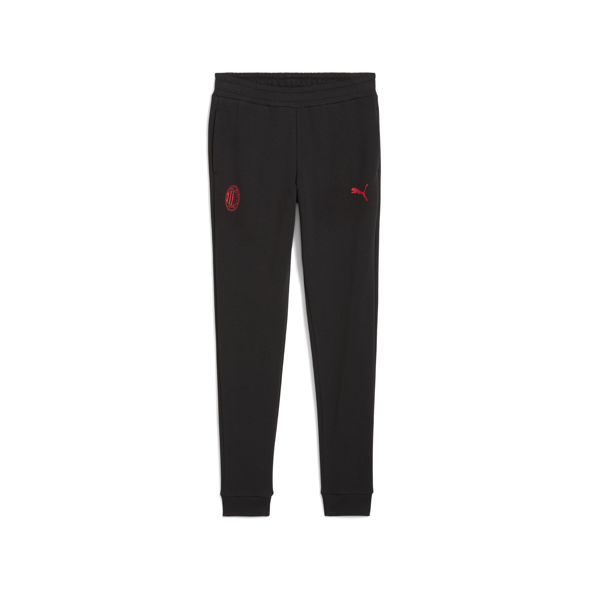 PUMA AC Milan FtblEssentials broek voor Heren, Zwart/Rood, Maat 13-14Y thumbnail 3