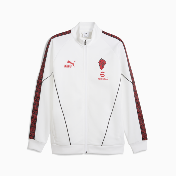 AC Milan KING Anthem Jacket Men, PUMA White-For All Time Red, large-ZAF