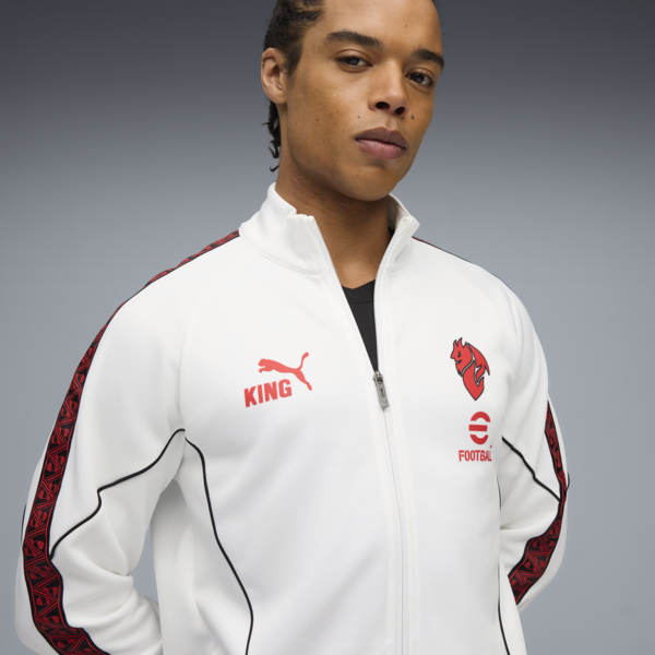 AC Milan KING Anthem Jacket Men, PUMA White-For All Time Red, large-ZAF