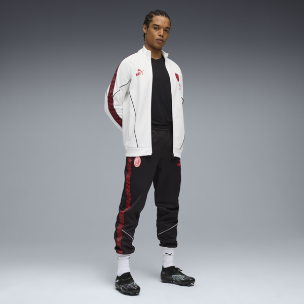 AC Milan KING Anthem Jacket Men, PUMA White-For All Time Red, large-ZAF