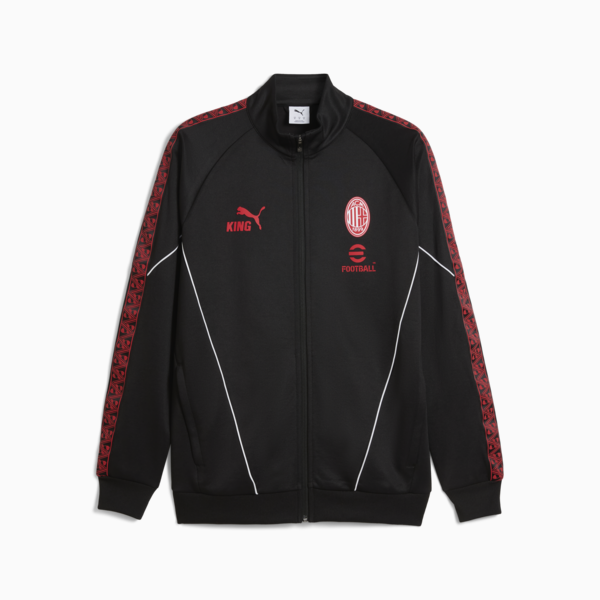 AC Milan KING Anthem Jacket Men, PUMA Black-For All Time Red, large-ZAF
