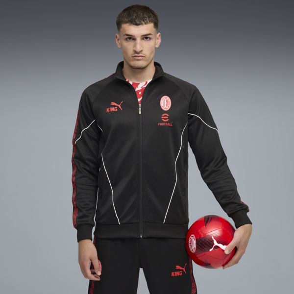 AC Milan KING Anthem Jacket Men, PUMA Black-For All Time Red, large-ZAF