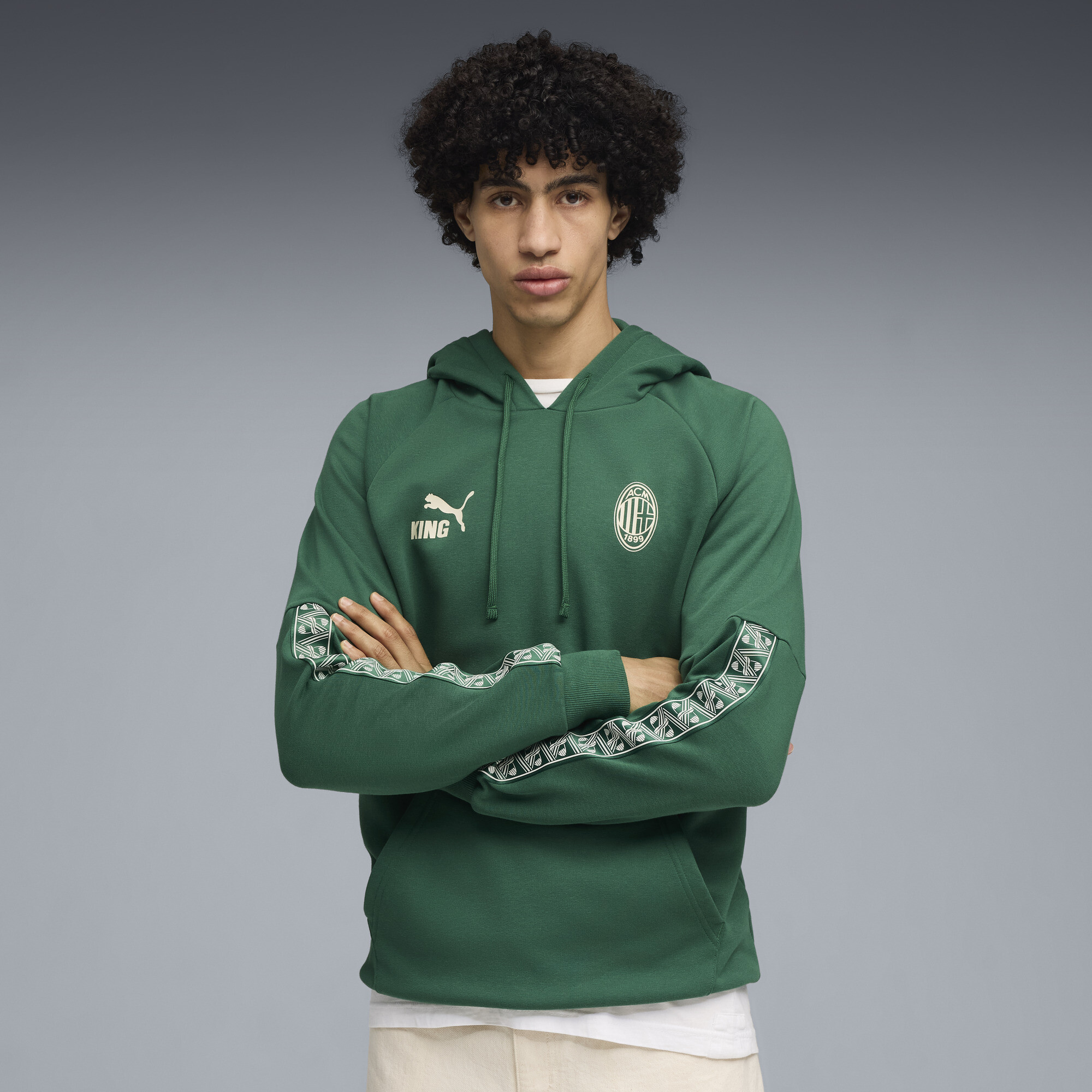 PUMA AC Milan KING hoodie voor Heren, Maat XL thumbnail 6