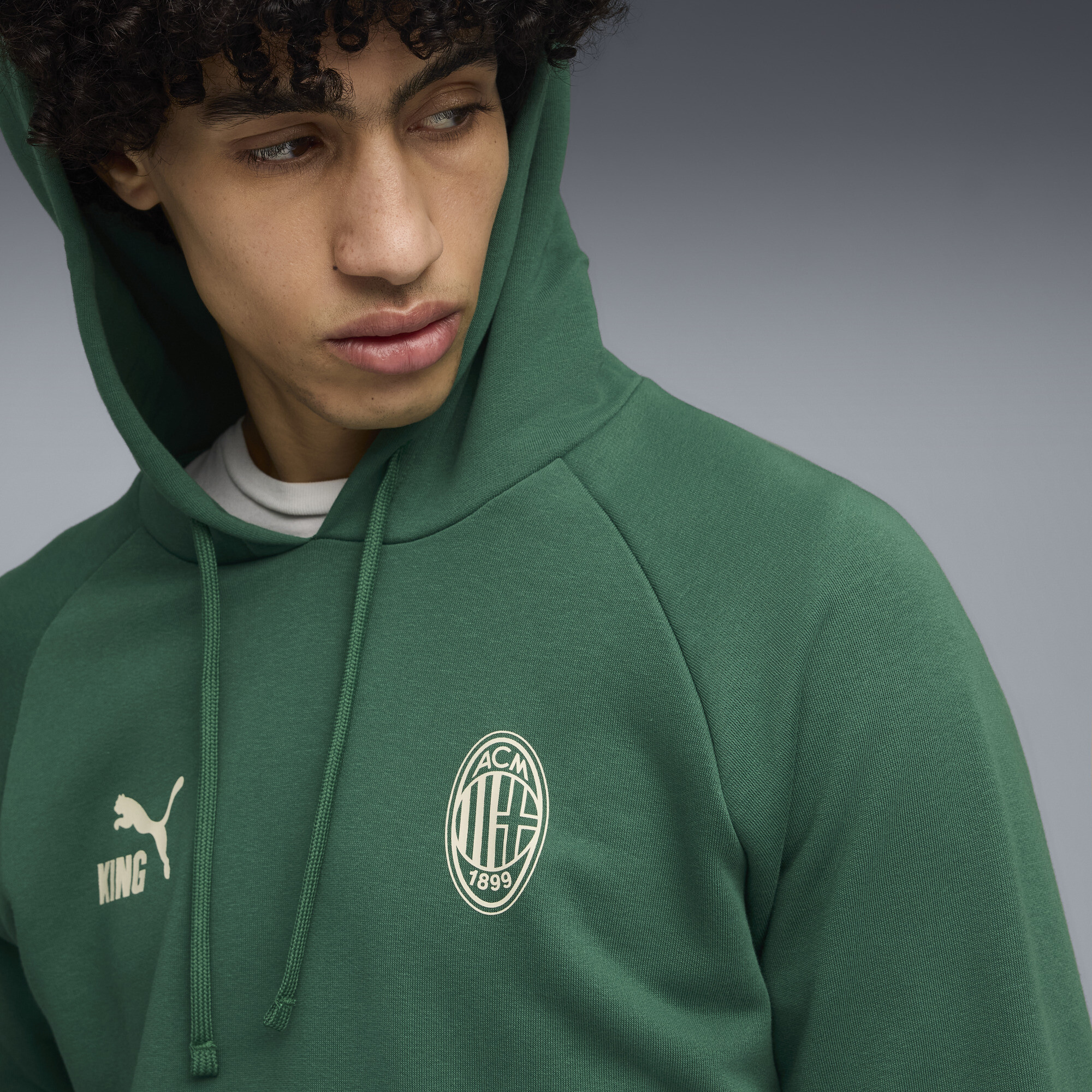 PUMA AC Milan KING hoodie voor Heren, Maat XL thumbnail 5