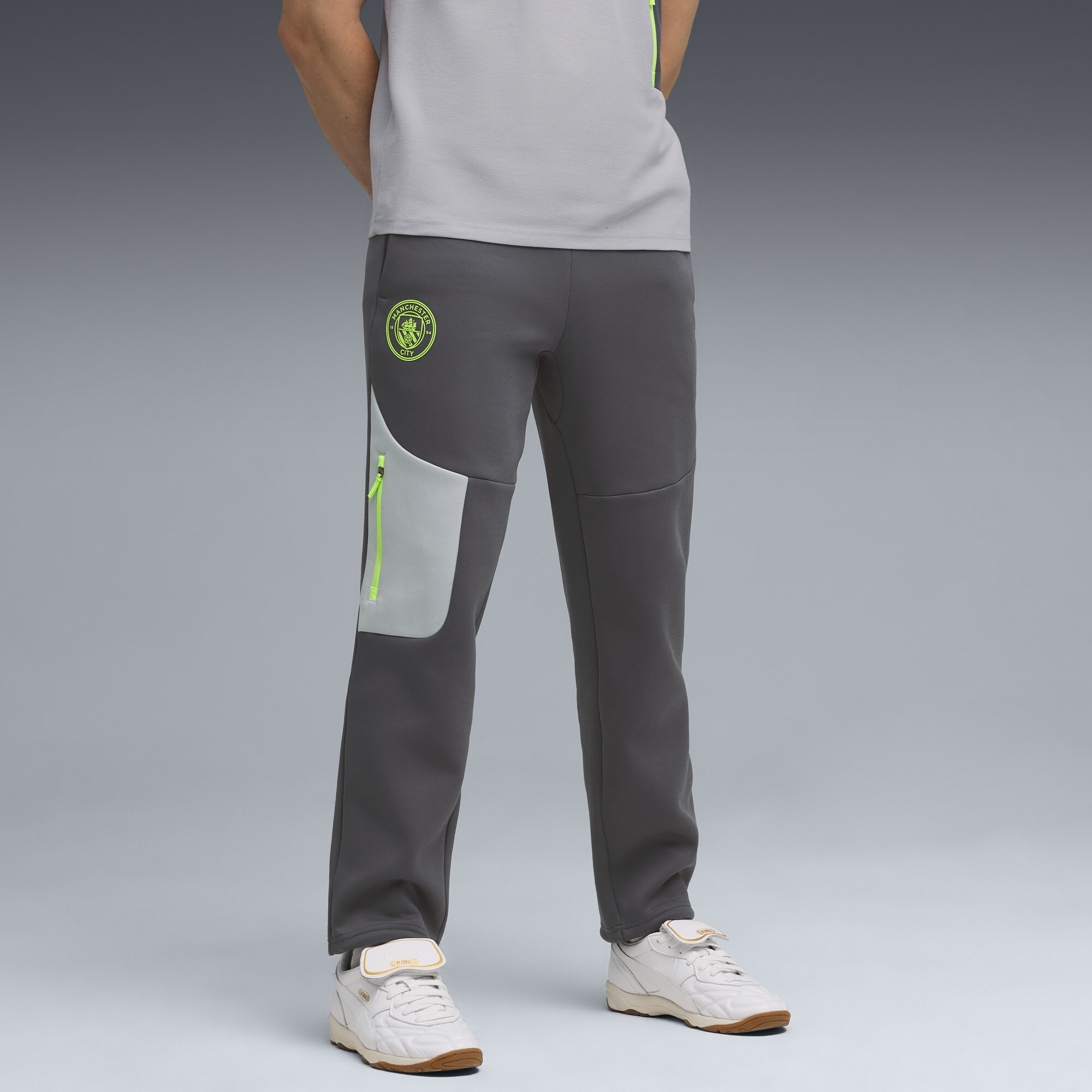 Manchester City PUMATECH sweatpant voor Heren, Groen/Grijs, Maat 3XL thumbnail 6