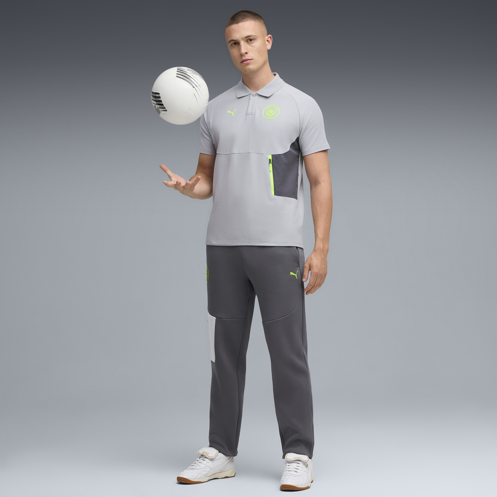 Manchester City PUMATECH sweatpant voor Heren, Groen/Grijs, Maat 3XL thumbnail 4