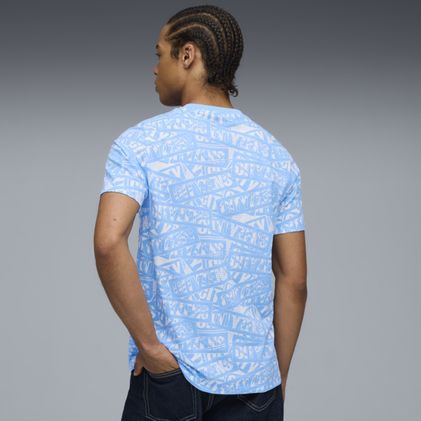 Remera estampada Manchester City ftblCULTURE para hombre, Team Light Blue-PUMA White, large-ARG
