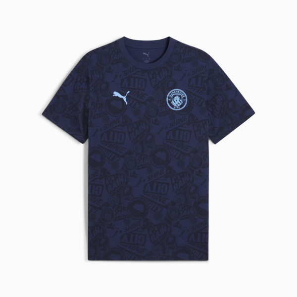 Remera estampada Manchester City ftblCULTURE para hombre, Deep Navy, large-ARG
