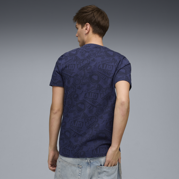 Remera estampada Manchester City ftblCULTURE para hombre, Deep Navy, large-ARG