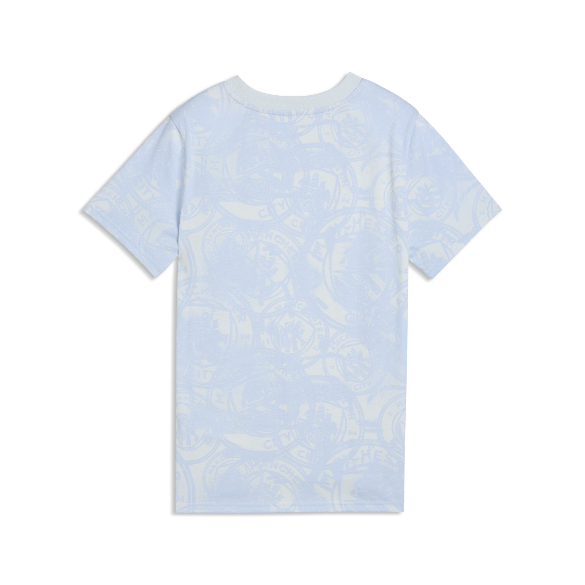PUMA Manchester City FtblCulture T-shirt met all-over-print voor Heren, Blauw, Maat 7-8Y thumbnail 2