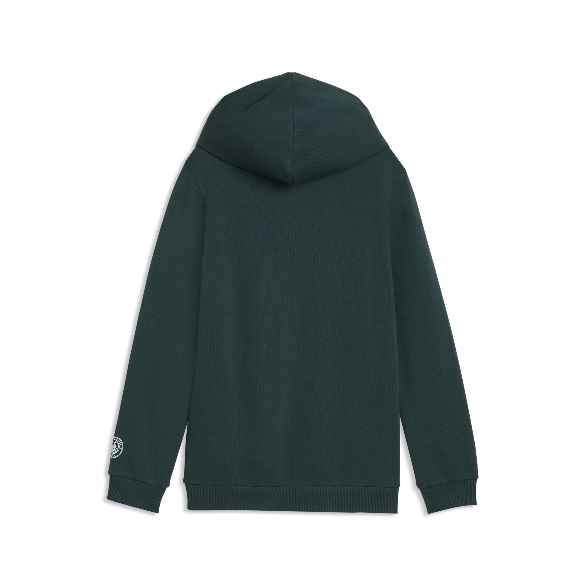 PUMA Manchester City FtblCulture hoodie, Groen, Maat 13-14Y thumbnail 2