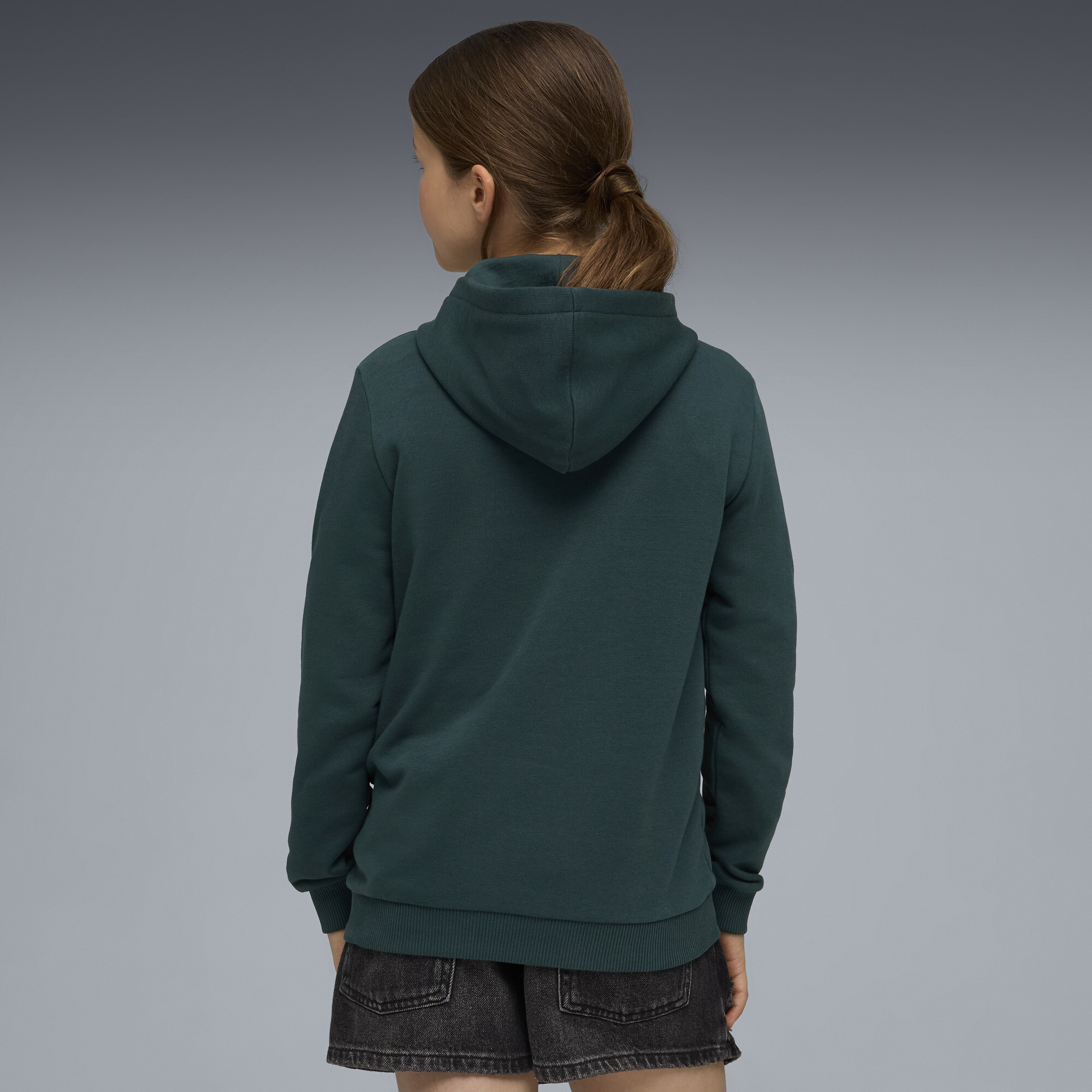 PUMA Manchester City FtblCulture hoodie, Groen, Maat 13-14Y thumbnail 4