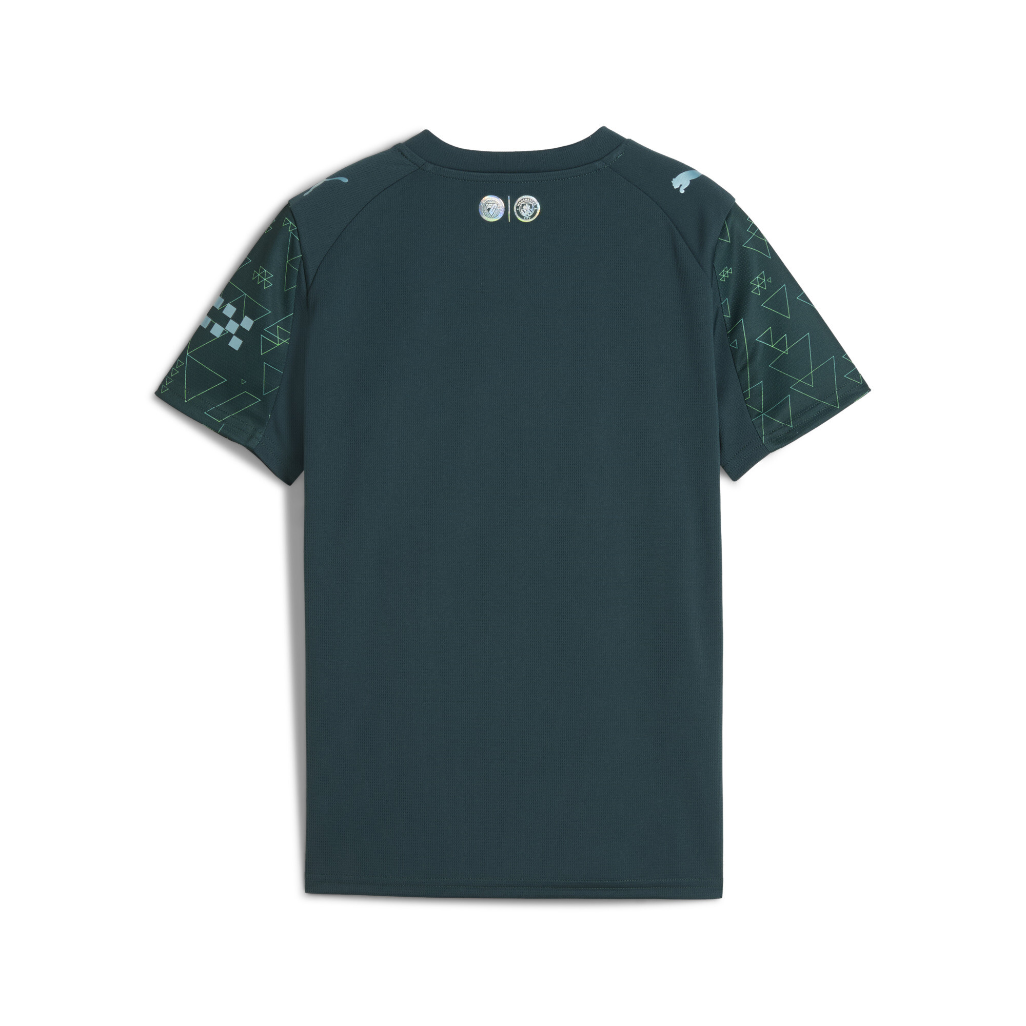 PUMA Manchester City 25/26 vierde shirt, Groen, Maat 7-8Y thumbnail 2