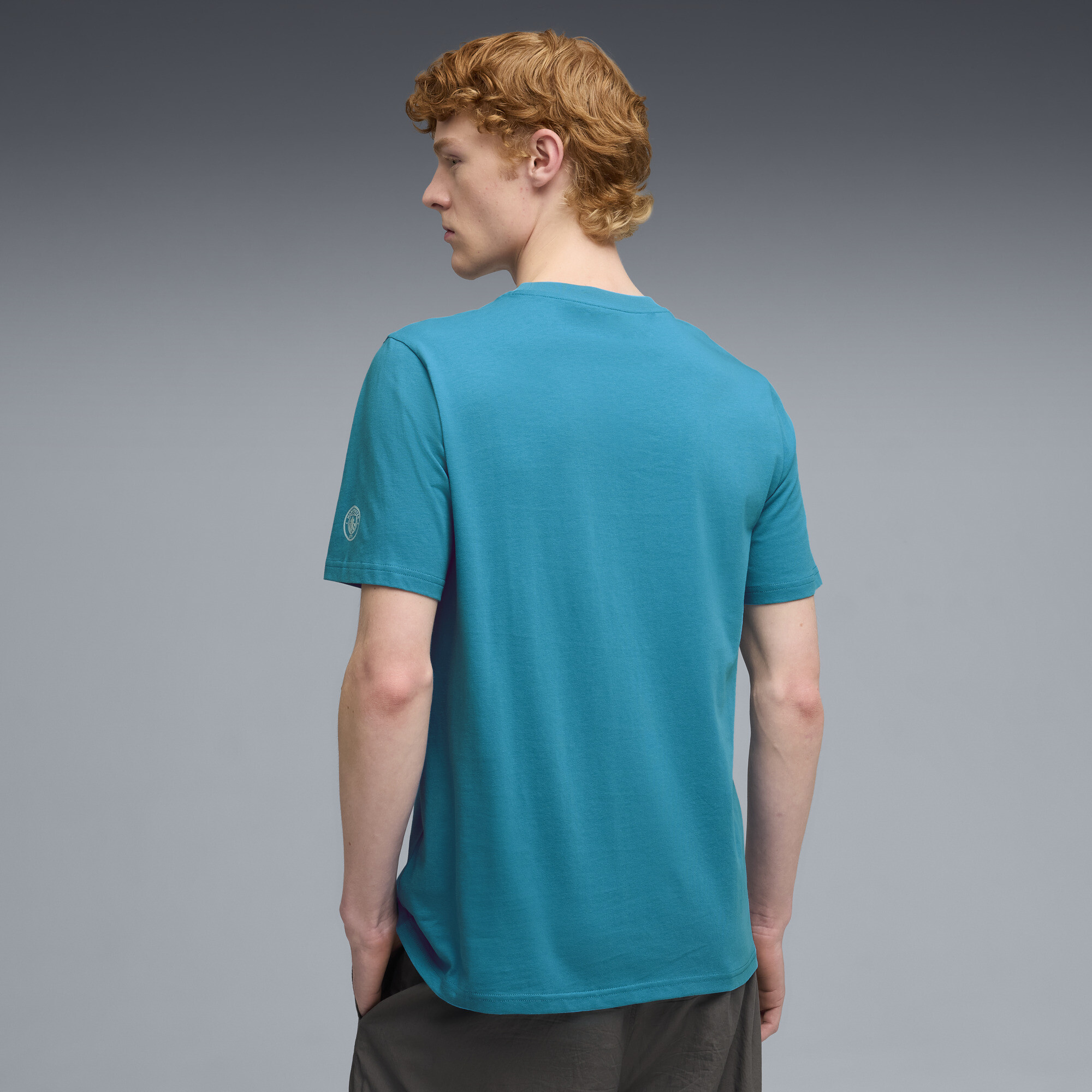 PUMA Manchester City KING Logo T-shirt voor Heren, Blauw, Maat L thumbnail 3