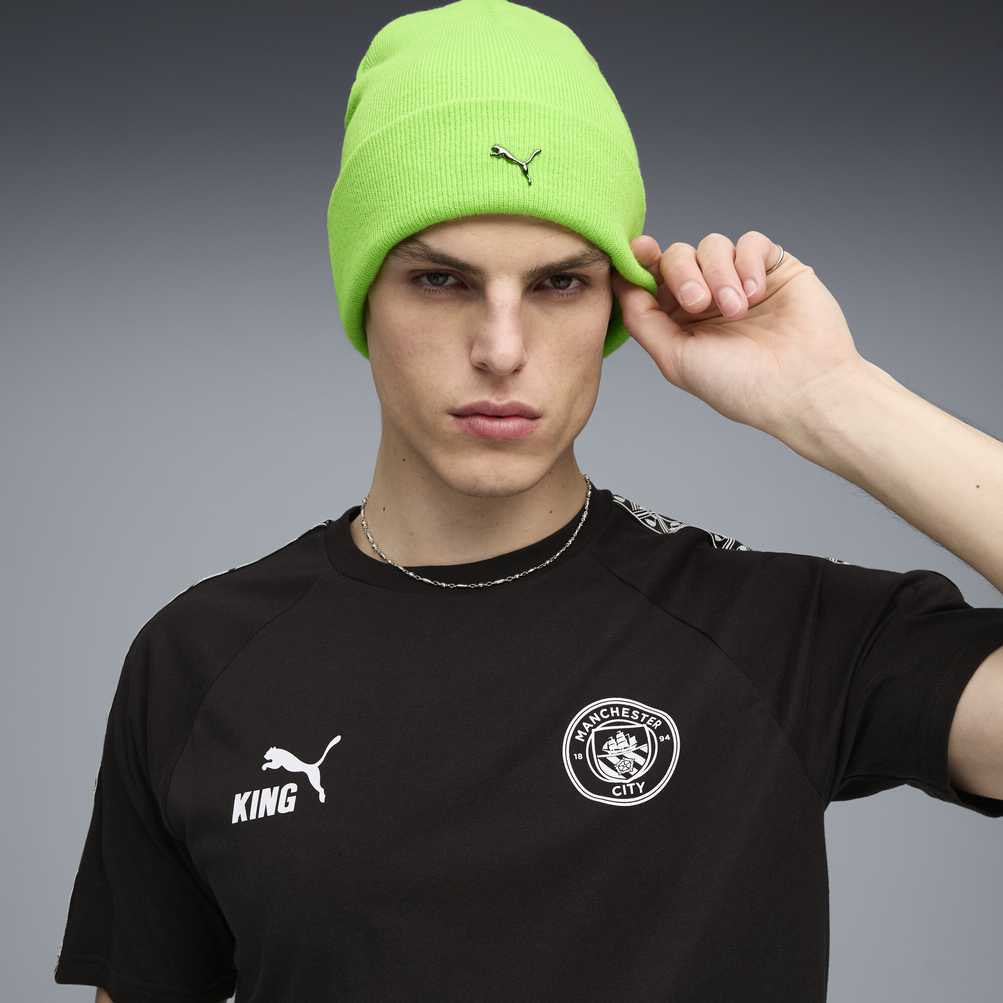 PUMA Manchester City KING T-shirt voor Heren, Zwart, Maat M thumbnail 5