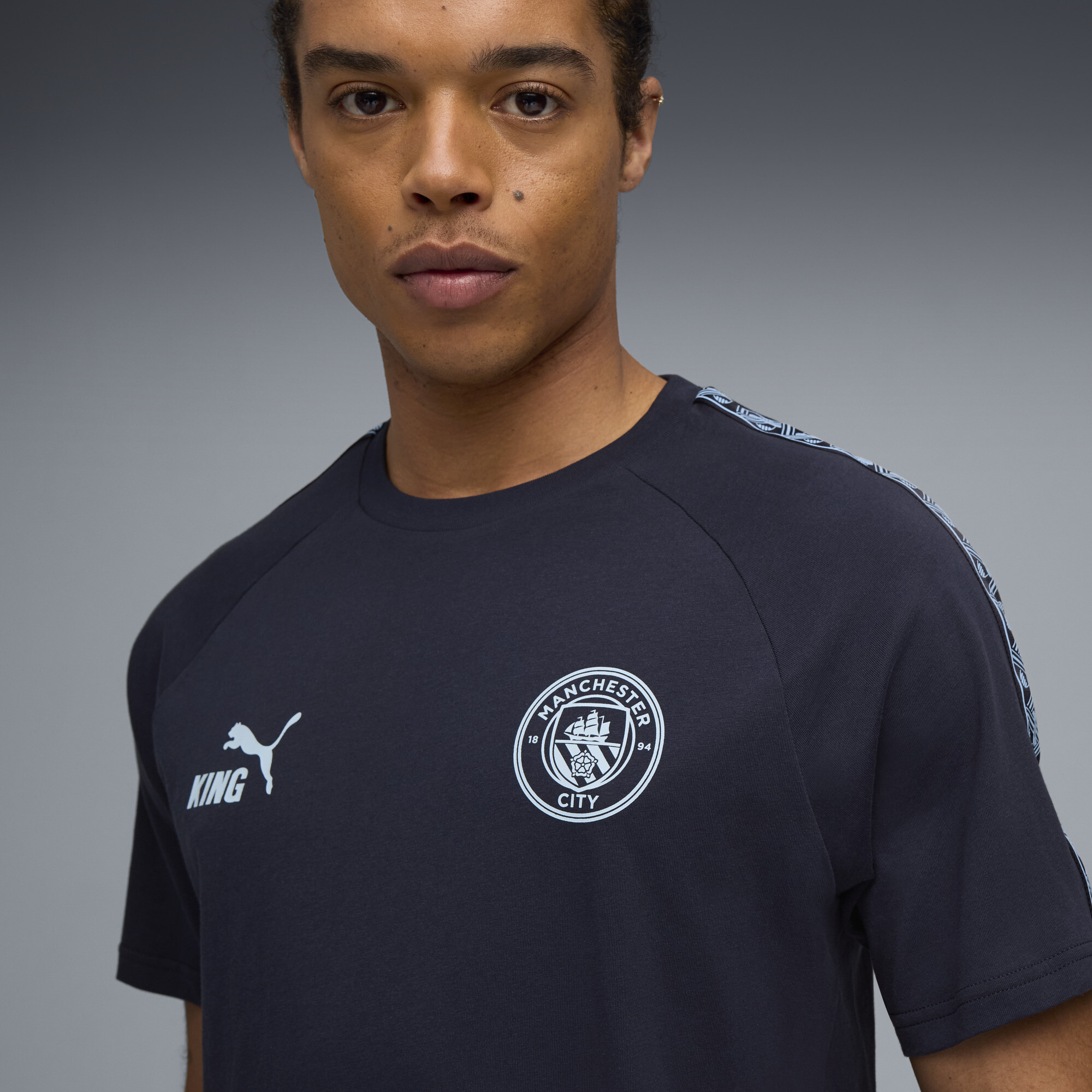 PUMA Manchester City KING T-shirt voor Heren, Blauw, Maat S thumbnail 5