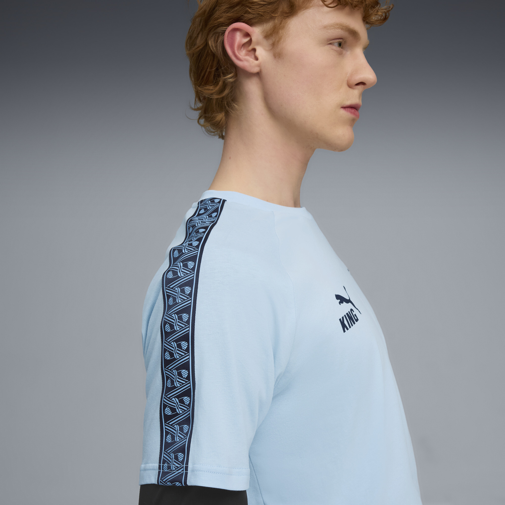 PUMA Manchester City KING T-shirt voor Heren, Blauw/Zilver, Maat XXL thumbnail 2