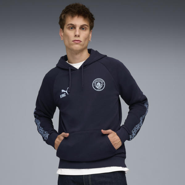 Buzo con capucha Manchester City KING para hombre, Deep Navy-Team Light Blue, large-ARG
