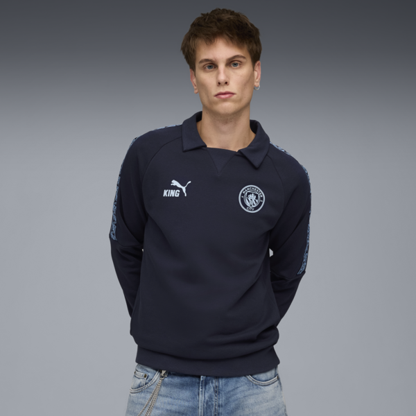 Buzo Manchester City KING para hombre, Deep Navy-Team Light Blue, large-ARG