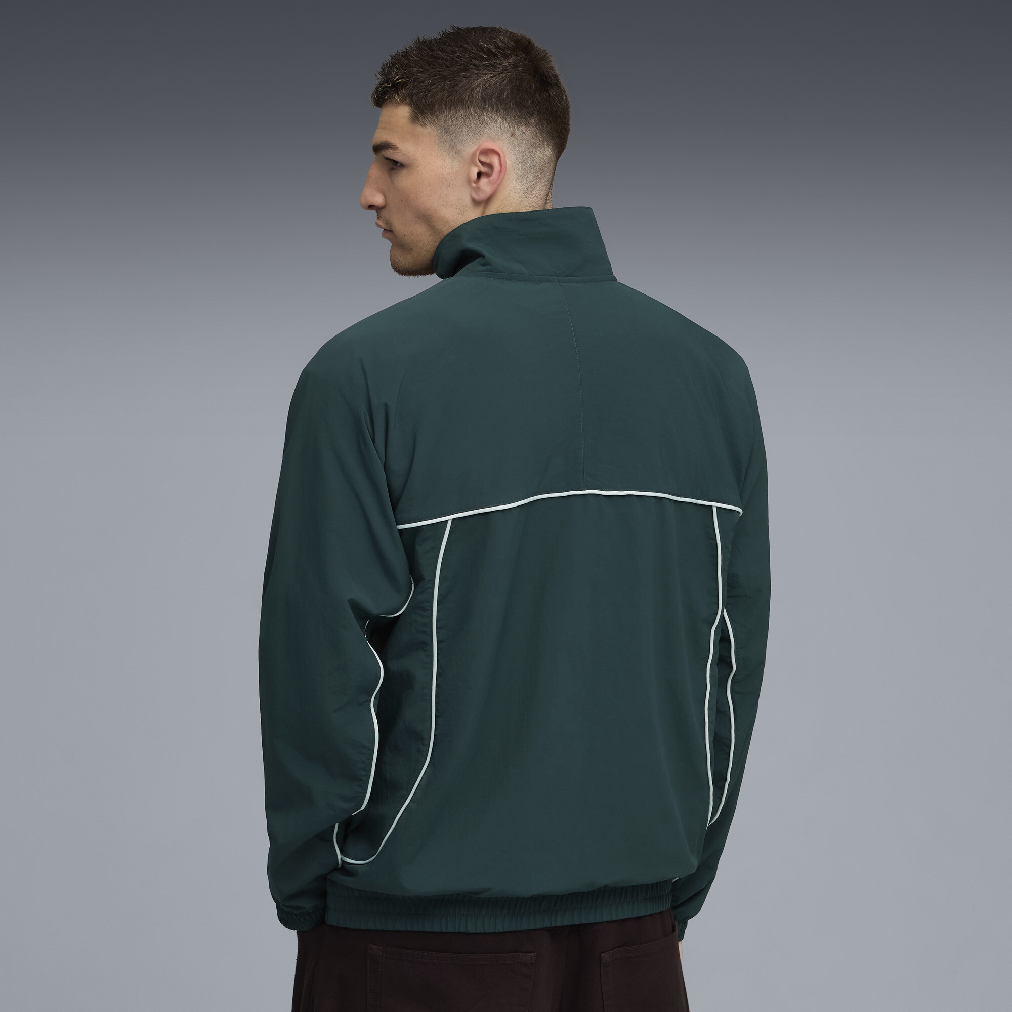 PUMA Manchester City FtblStatement Cellerator jack voor Heren, Groen, Maat XS thumbnail 5