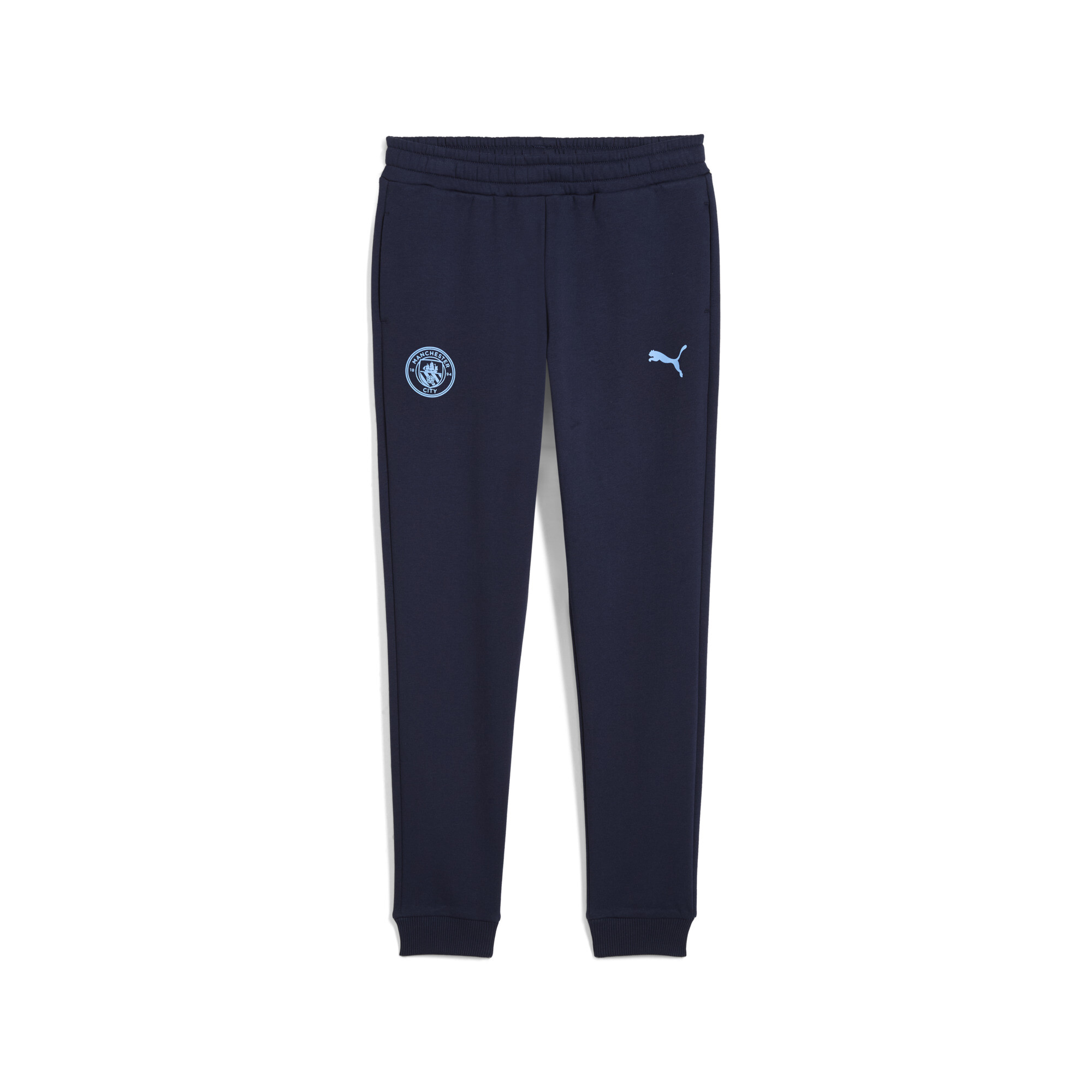 PUMA Manchester City FtblEssentials broek voor Heren, Blauw, Maat 7-8Y thumbnail 3