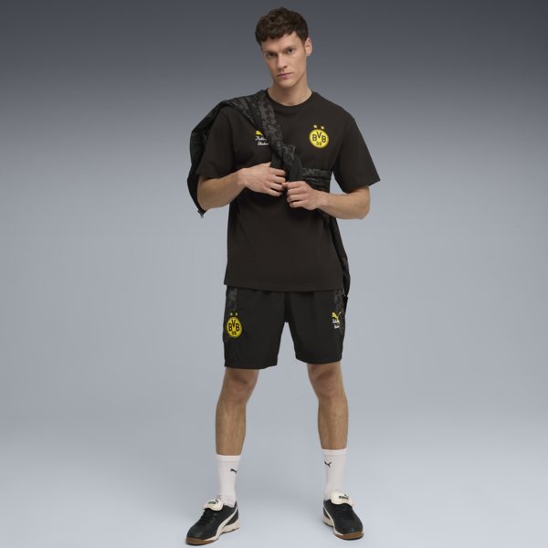 KIDSUPER x BORUSSIA DORTMUND Graphic Tee Men, PUMA Black-Faster Yellow, large-ZAF