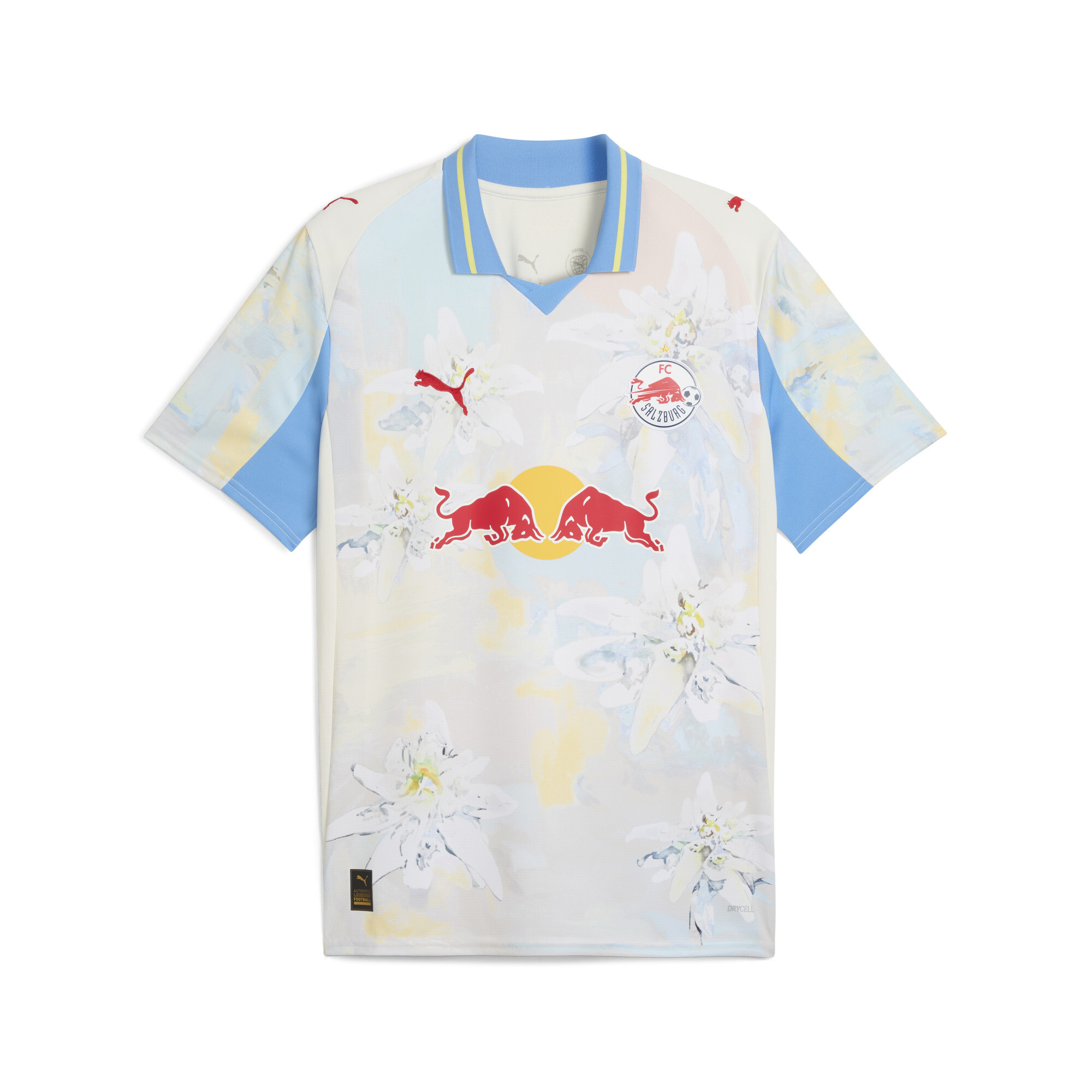 Thumbnail - Puma KIDSUPER x FC RED BULL SALZBURG Trikot Herren | Mit Print | Frosted Ivory/Red | Größe: M