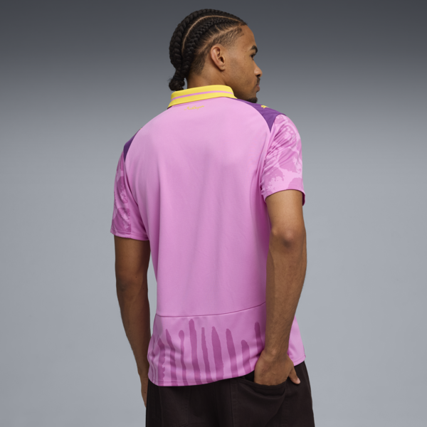 KIDSUPER x BORUSSIA DORTMUND Jersey Men, Mauve Pop-Faster Yellow, large-MEX