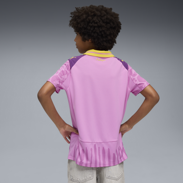 KIDSUPER x BORUSSIA DORTMUND Jersey Youth, Mauve Pop-Faster Yellow, large-MEX