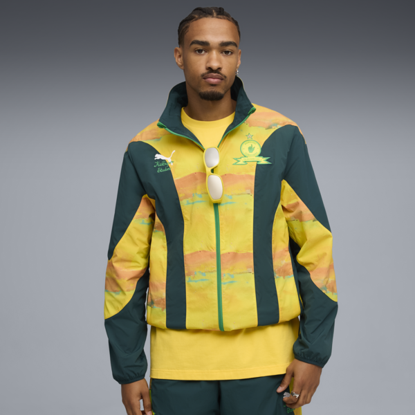 KidSuper MSFC Rev Jacket, Green Terrain-Pelé Yellow, large-ZAF