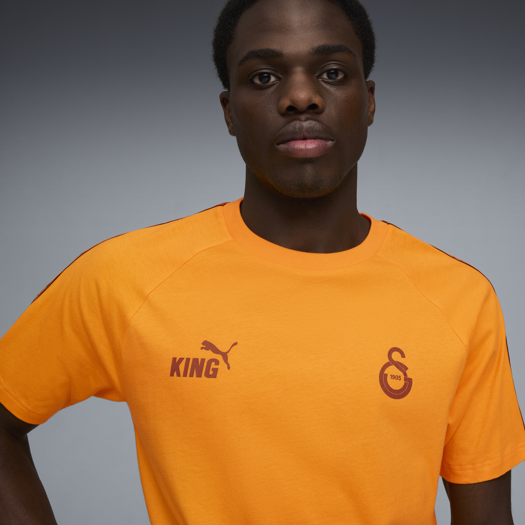 PUMA Galatasaray SK KING T-shirt voor Heren, Oranje, Maat 3XL thumbnail 5